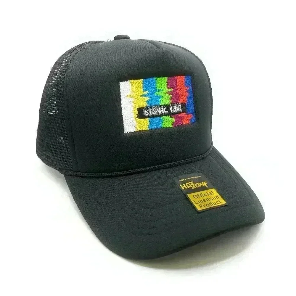 Signal Lost Mesh Trucker Snapback (Black)